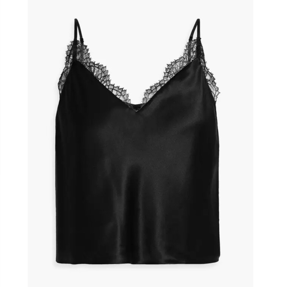 BRAND NEW WITH TAGS! 
CAMI NYC CAMISOLE 
Elegant Black Lace Trim Camisole